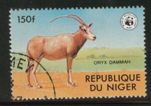 Niger Scott 450 used CTO 1978 WWF  stamp