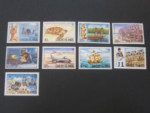 Caicos Islands 1983 Sc 13-21 set MNH