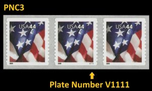 US 4395 Old Glory 44c PNC3 V1111 MNH 2009