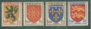 France 467-70 Coat of Arms mnh