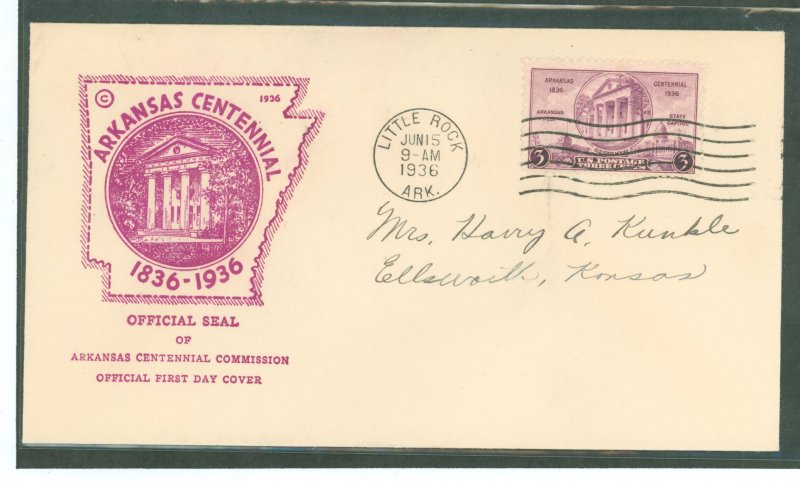 United States #782   (Fdc)