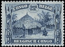 BELGIAN CONGO   #142 MH (6)