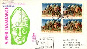 Italy 1973 FDC - S. Pier Damiano / Airmail - Faenza - J8655