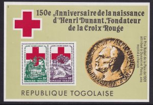 Togo   #C358a  MNH  1978  Henri Dunant sheet