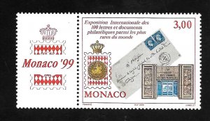 Monaco 1999 - MNH + Tab - Scott #2111