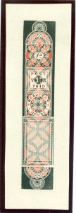 1839 Treasury competition essay ‘Beaufort House 1d’ in red & black. In... 