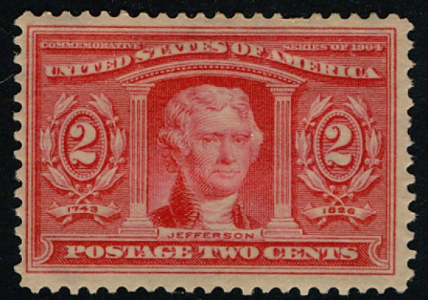 US #324 VF mint hinged, wonderfully fresh color,  super stamp, nice!