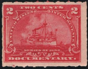 R164 2¢ Documentary Stamp (1898) Uncancelled/No Gum