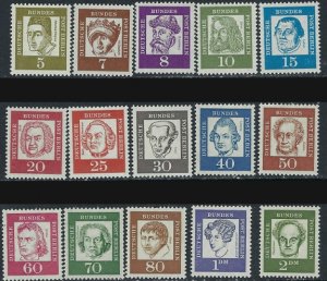 Germany Berlin 9N176-90 MNH 1961-62 set (ak5094)