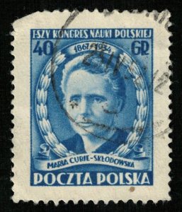 Maria Curie-Sklodowska, 40Gr, Poland (T-7925)