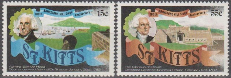 St Kitts #90-1 MNH VF (SU1673)