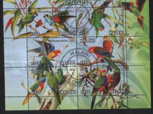 2011 Malawi Parrots S/S
