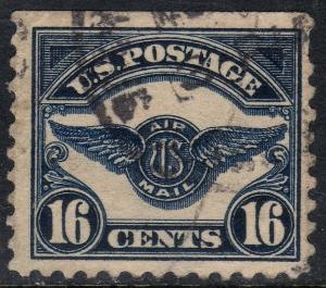 U.S. Scott #C5 16-Cent Airmail Stamp - Used Single