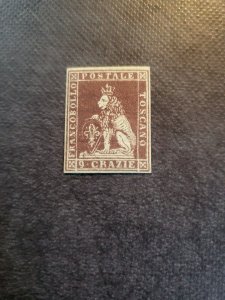 Stamps Tuscany Scott #8 hinged