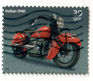 4085 Motorcycle used off paper single