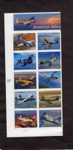 3925a Advances in Aviation, MNH Left Side PB/10