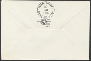 1973 1st Jet Crossing Atlantic Cover 25th Anniversary England to Goose Bay NFLD