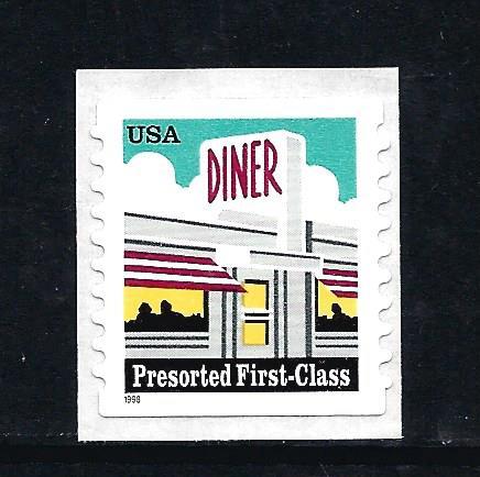 3208A, COIL SINGLE, nice, XF, MINT NH, SHIP $1.00