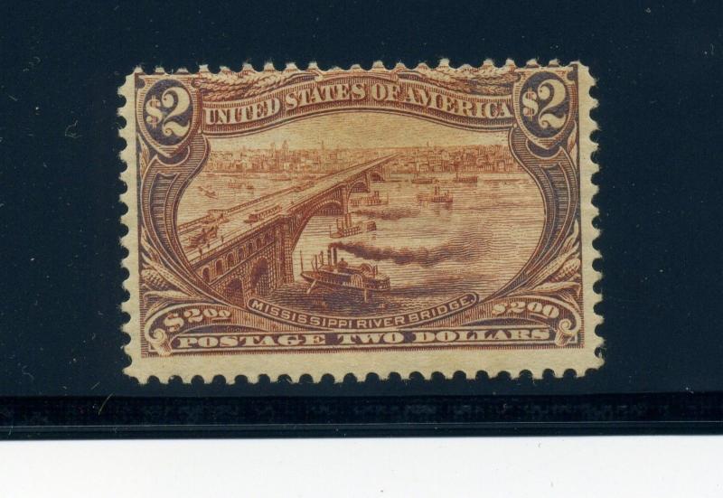 Scott #293 Trans-Mississippi  MInt Stamp w/APS Cert (Stock #293-44)