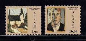 Aland Islands stamps  #69 & 70, MH OG, complete set