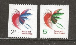 Papua New Guinea Scott catalog # 291a-292 Unused Hinged