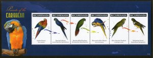 Grenada 2011 Parrot of Caribbean Birds Wildlife Fauna Sc 3816 Sheetlet MNH # 192