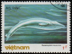 Vietnam 1569 - Cto - 1d Blue Whale (1985)