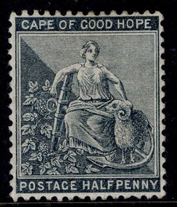 SOUTH AFRICA - Cape of Good Hope QV SG48a, ½d grey-black, M MINT. Cat £12.