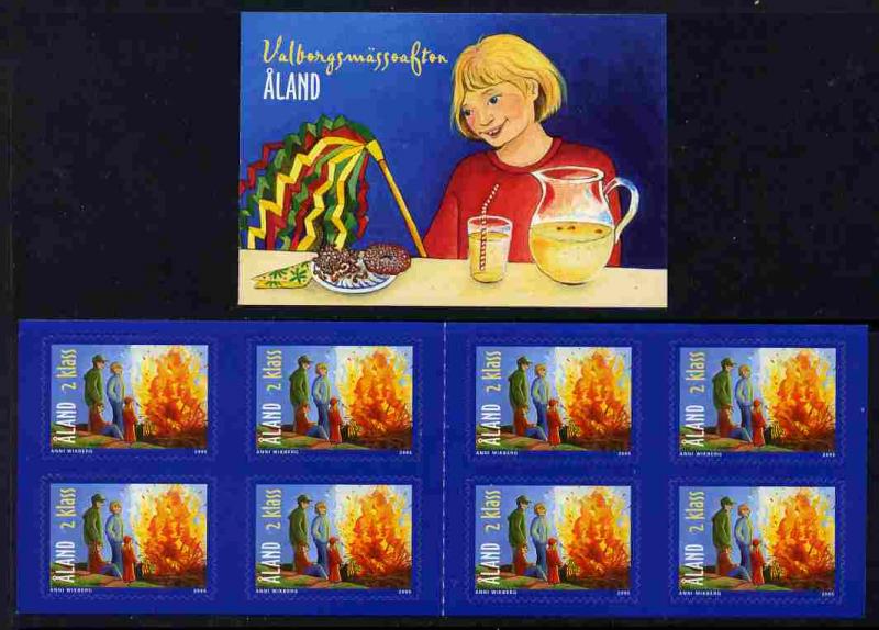 Booklet - Aland Islands 2005 Walpurgis Night 4.00 Euro se...