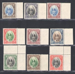 1937 Kedah - Stanley Gibbons n. 60/68 - series of 9 values - MNH**