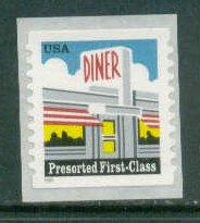 3208A 25c Diner Fine MNH