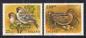 Iceland 808-809 Birds MNH VF