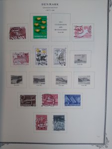 collection on pages Denmark 1975-82 most used NE: CV $53
