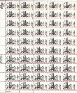 US Stamp - 1973 Patriots Printing Pamphlet 50 Stamp Sheet #1476