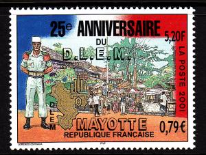 Mayotte MNH Scott #151 5.20fr 25th anniversary French Foreign Legion Detachme...