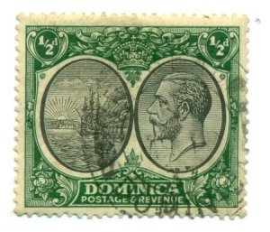 Dominica 1923 #65 U SCV(2022) = $0.85