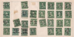 US Precancel Stamps 1890's 1900's 25+ Nice Early Cancels