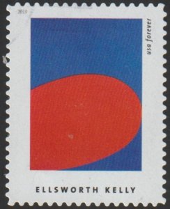 SC# 5390 - (55c) - Ellsworth Kelly, artist: 9 of 10 - Used Single Off Paper