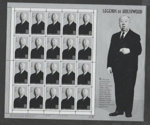 U.S. Scott #3226 Alfred Hitchcock - Legends Hollywood - Mint NH Sheet - UL Plate