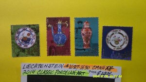 Liechtenstein 2014 Scott# 1627-1630 Complete MNH XF set of 4