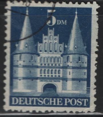 Germany, 661, USED, 1948-51 Holsten Gate Lubeck