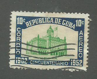 1952 Cuba Scott Catalog Number C59 Used