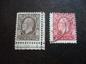 Stamps - Canada - Scott# 196-197 - Used Part Set of 2 Stamps