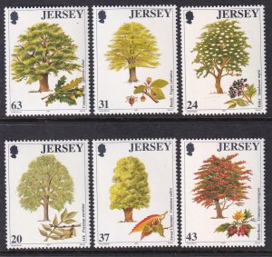 Jersey 812-817 Trees MNH VF