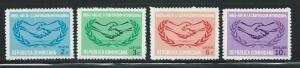 Dominican Republic 608-9 C139 1965 ICY 20th UN set MLH