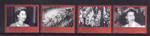 Pitcairn Is.-Sc#577-80- id12-unused NH set-QEII-Coronation 50th-2003-