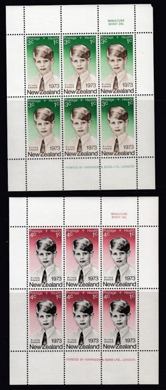 New Zealand  B87a-B88a  MNH - 2 Miniature Sheets