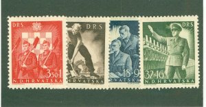 CROATIA B65-68 MH BIN $2.00