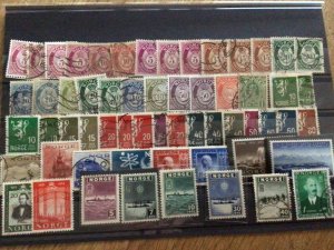 Norway mounted mint or used stamps  A12406