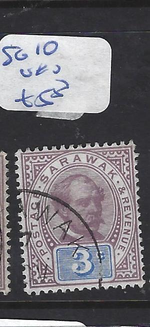 SARAWAK (P1209B) 3C  SG 10  VFU